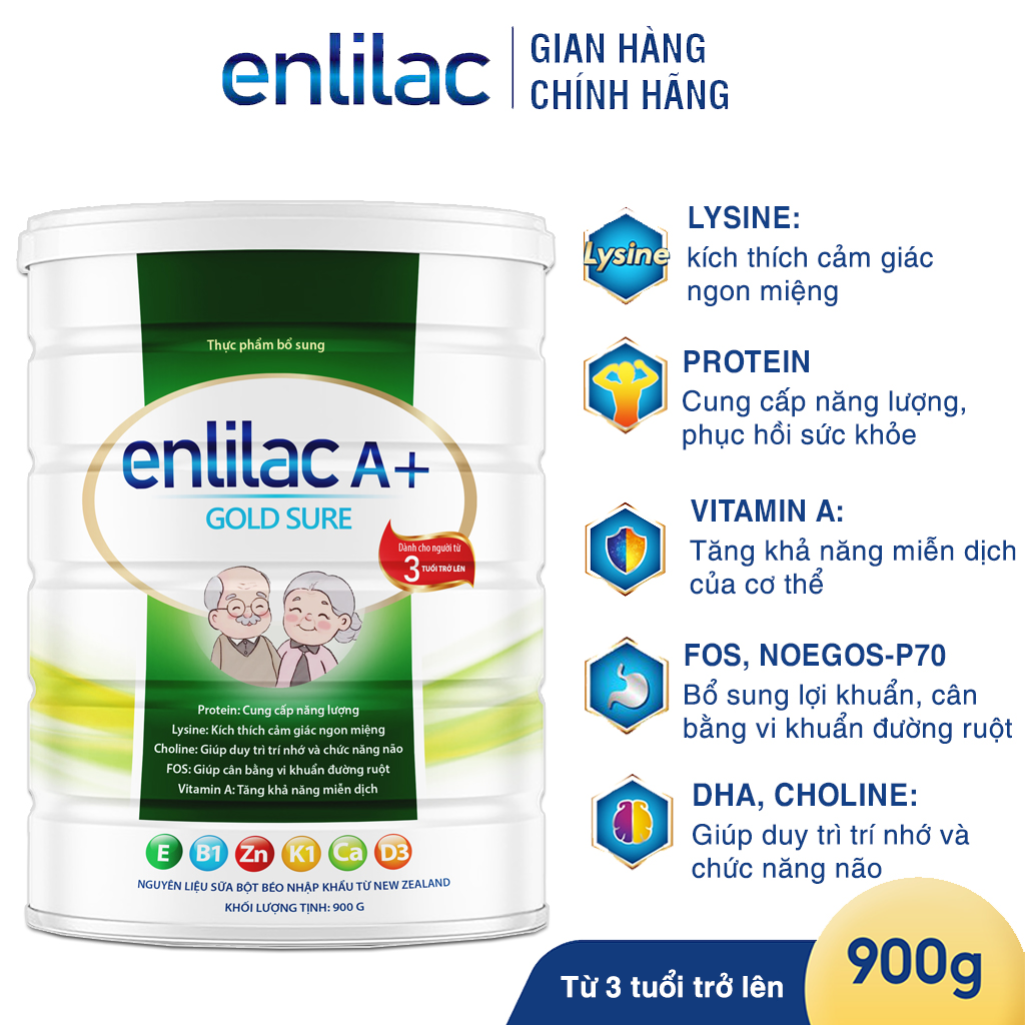 Enlilac A+ Gold Sure – Lựa chọn tuyệt vời cho sức khỏe Enlilac A+ Gold Sure – Lựa chọn tuyệt vời cho sức khỏe