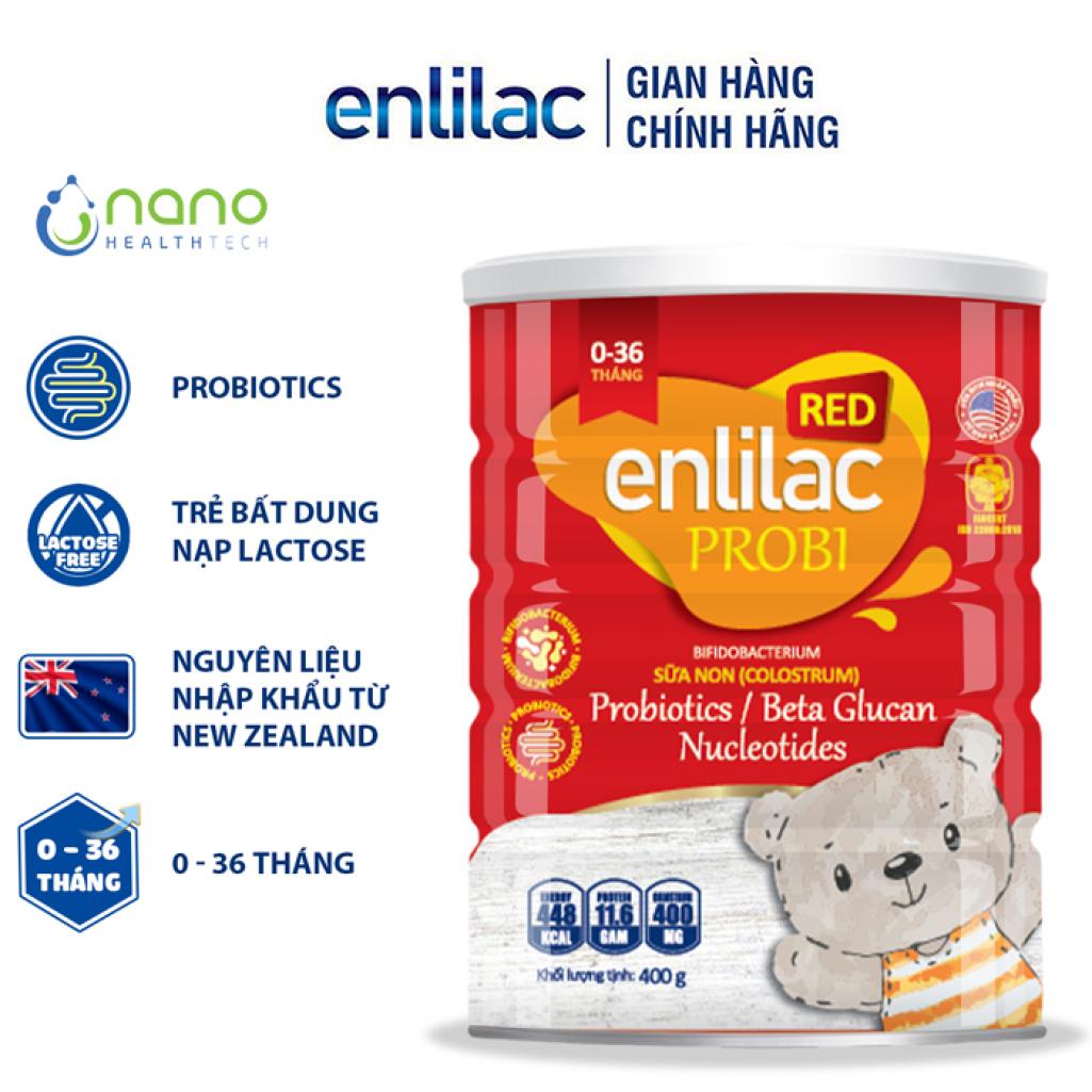 Sữa bất dung nạp lactose Enlilac Probi Red Sữa bất dung nạp lactose Enlilac Probi Red