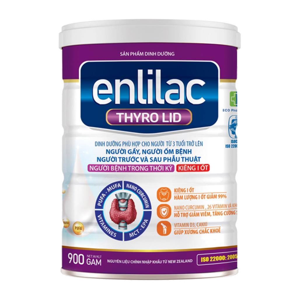 Sữa Enlilac Thyro LID 900gr - Dinh dưỡng người kiêng Iot
