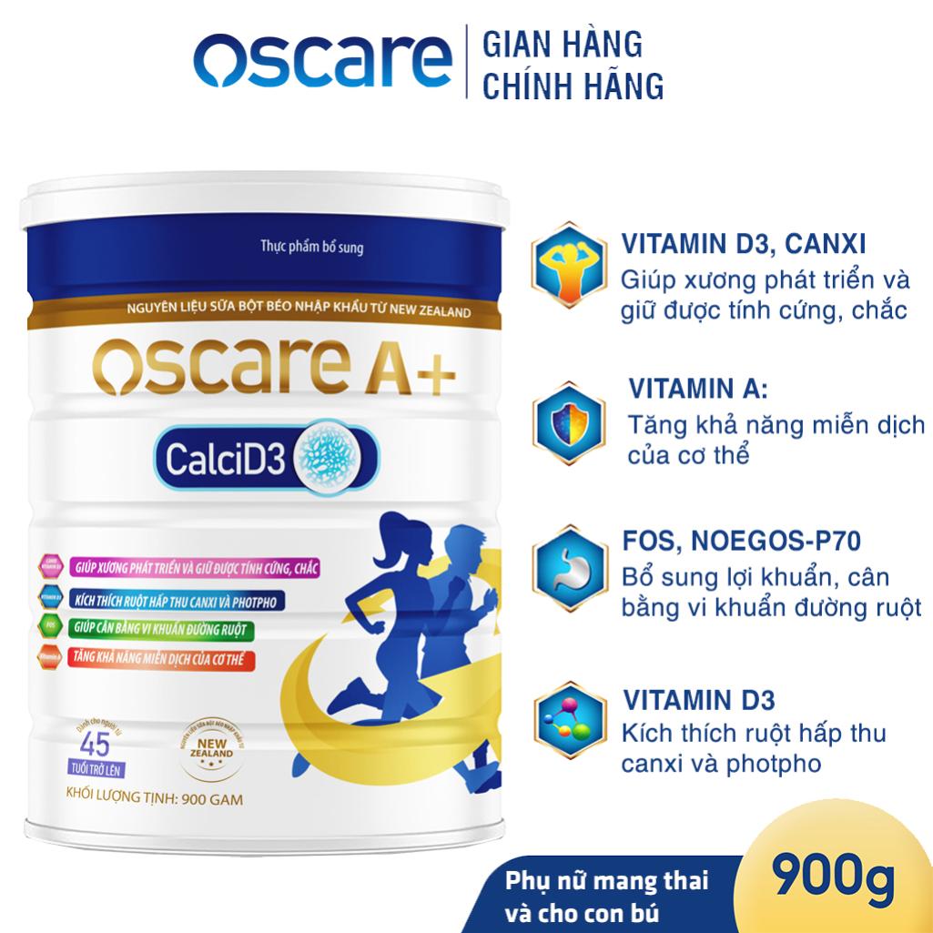 Sữa loãng xương cho người cao tuổi Oscare CalciD3 Sữa loãng xương cho người cao tuổi Oscare CalciD3