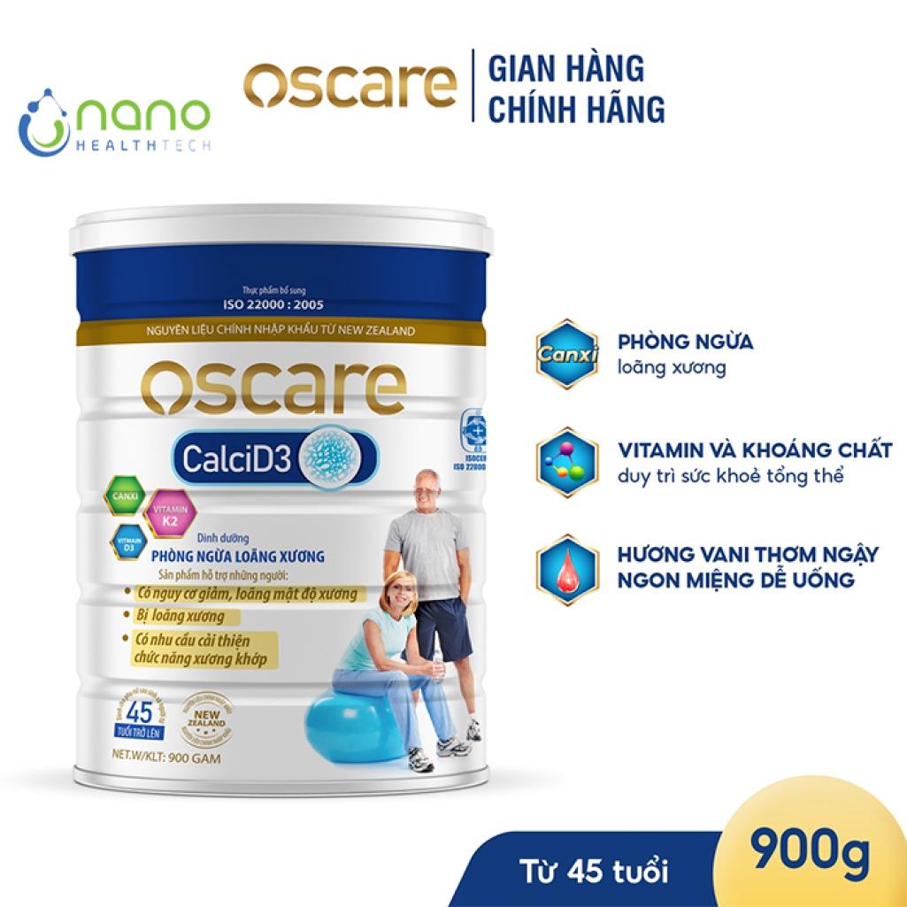 Sữa loãng xương cho người cao tuổi Oscare CalciD3