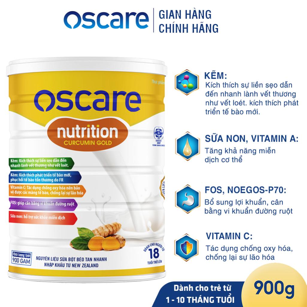 Sữa dành cho người sau phẫu thuật Oscare Nutrition Curcumin Gold Sữa dành cho người sau phẫu thuật Oscare Nutrition Curcumin Gold