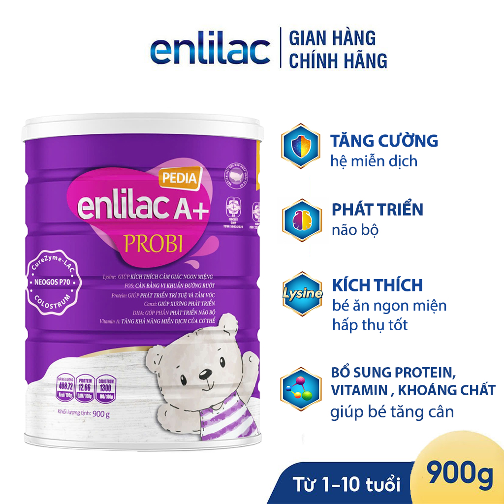 Sữa công thức tốt cho bé Enlilac A+ Probi Pedia